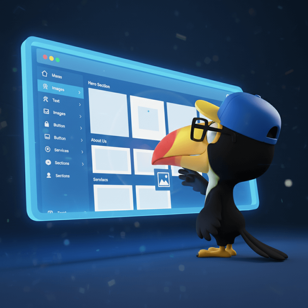 Kooden Tico tekee kotisivuja kotisivukoneella